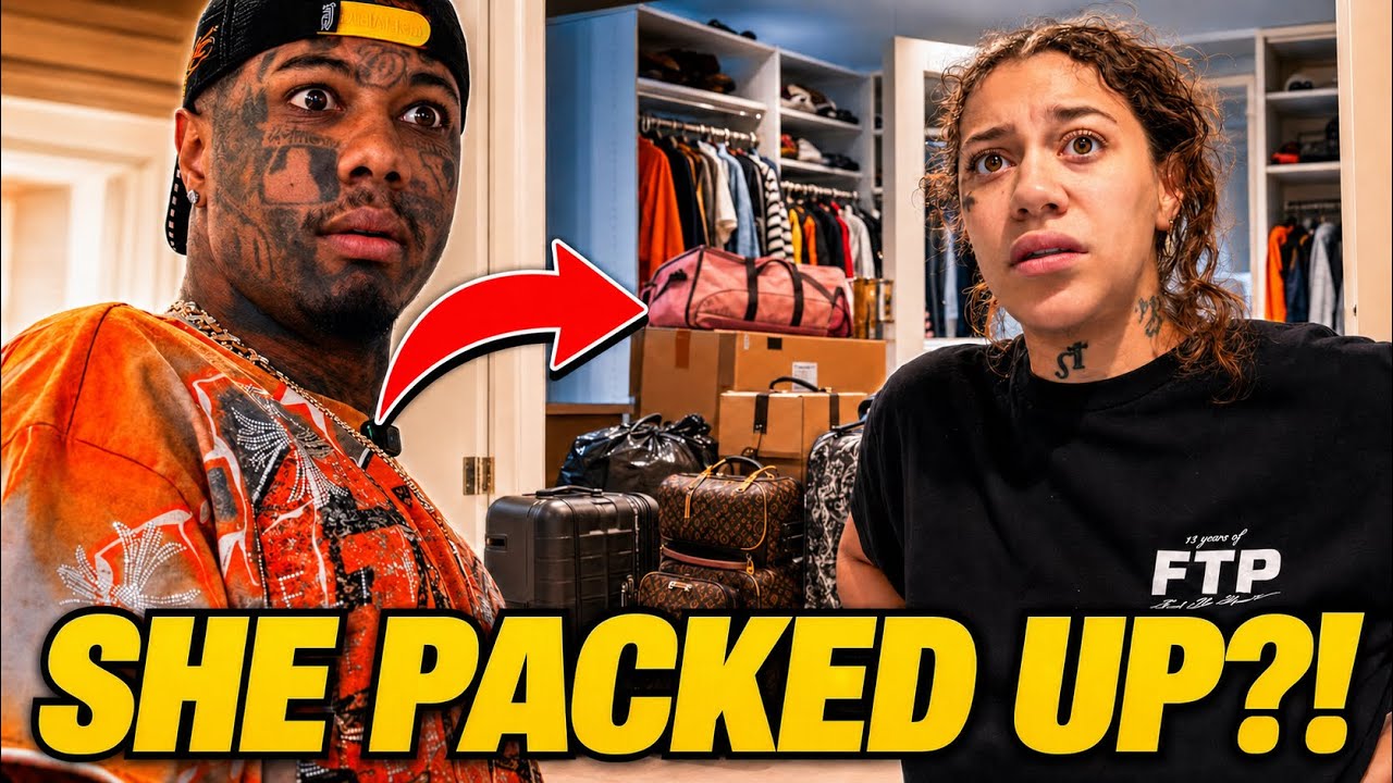 Blueface Returns Home to Find Nevaeh PACKED UP! 👀