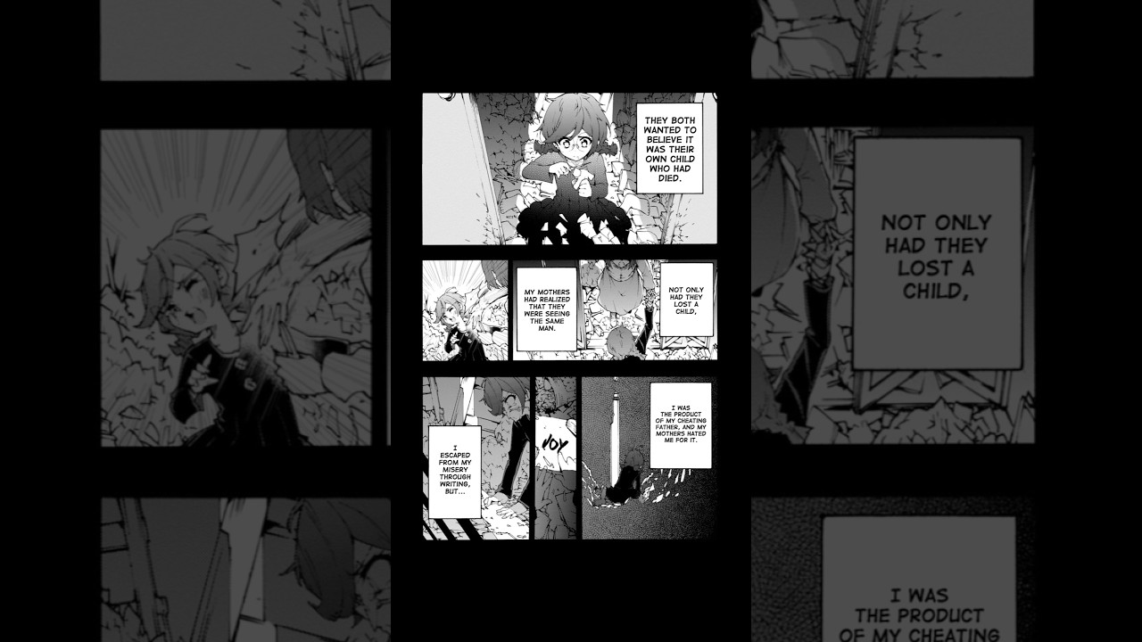 Toko Fukawa's backstory. #danganronpa #tokofukawa #sadstory #manga