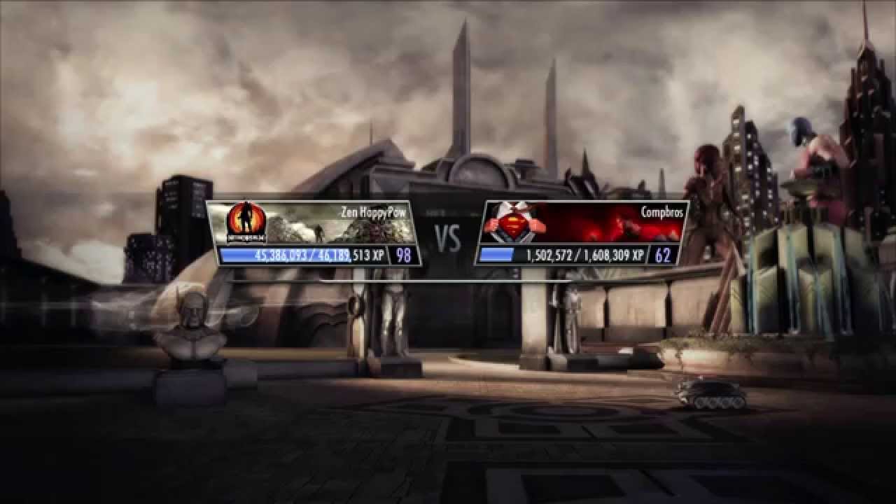 Injustice (360) Online Casuals: Zen HappyPow (Black Adam) vs. Compbros (Bane/Supes) - 1/26/15