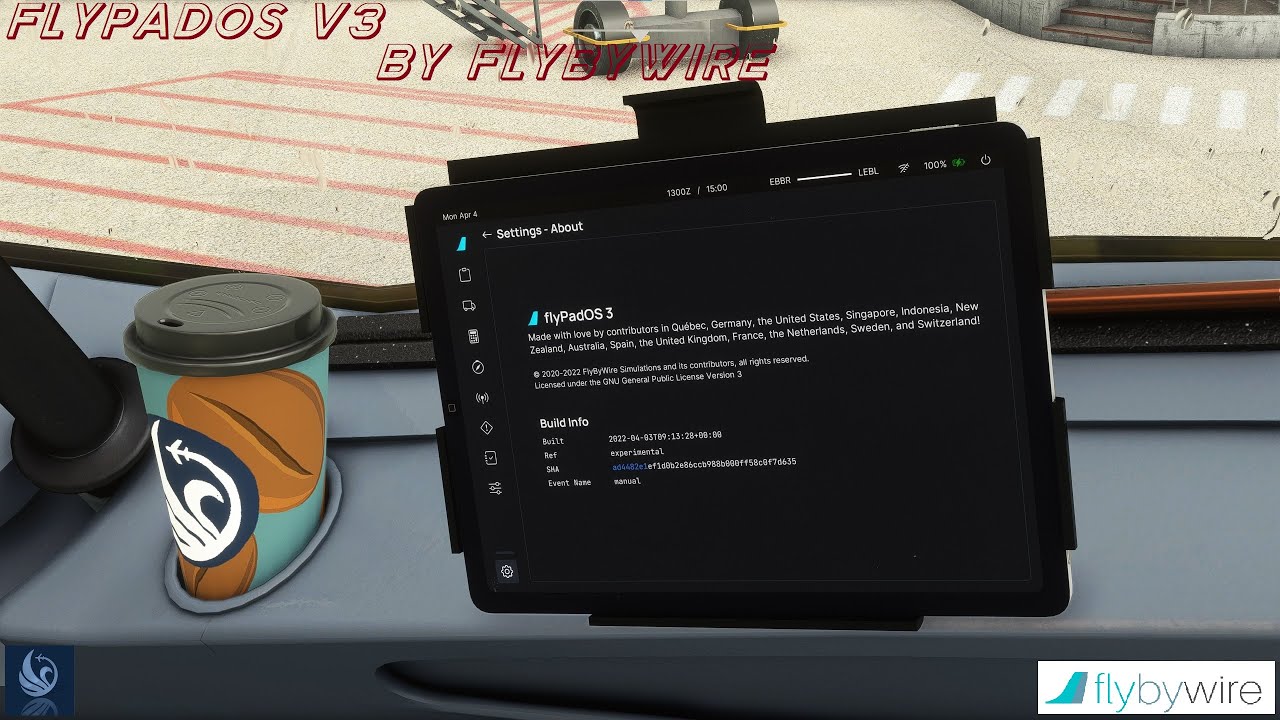 Microsoft Flight Simulator FlyByWire [A32NX flypad V3]