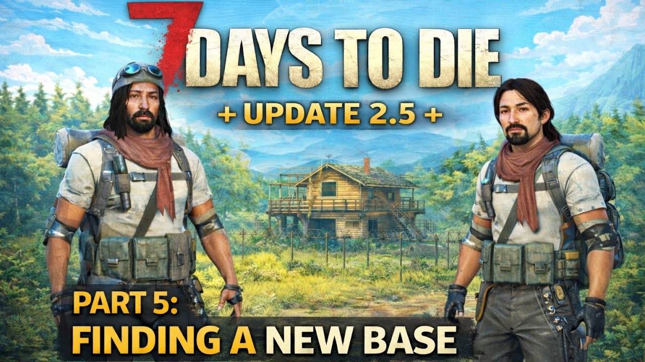 Finding a New Base | Co-Op Survival – 7 Days to Die Update 2.5