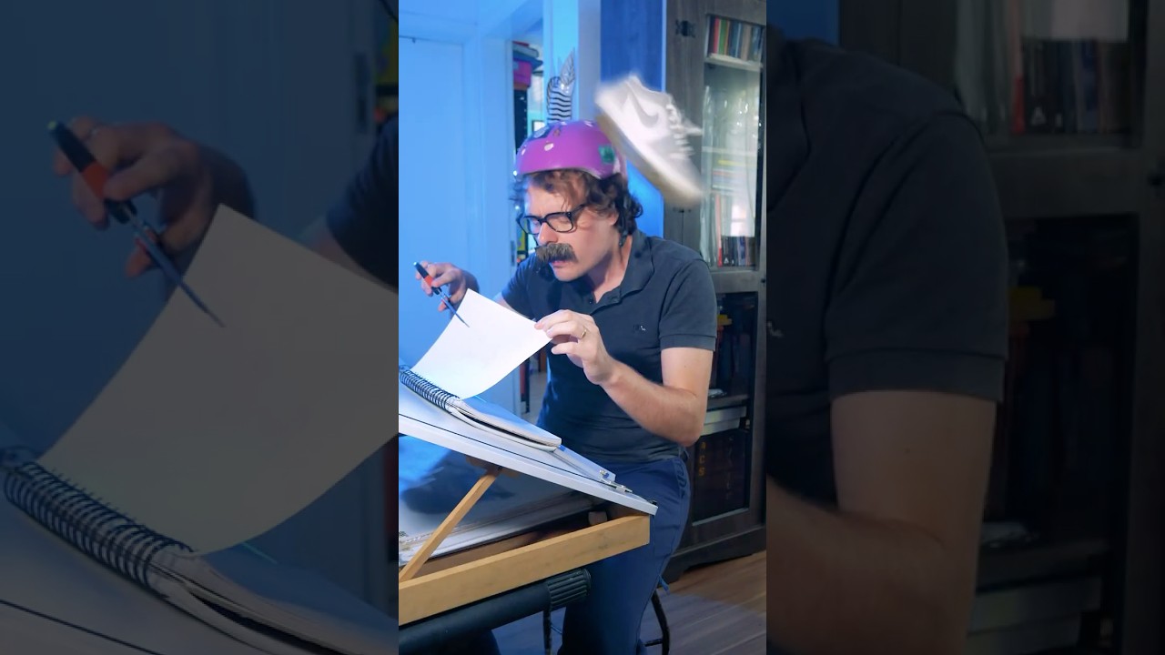 Artists unprofessionally fixing MISTAKES #art #shorts