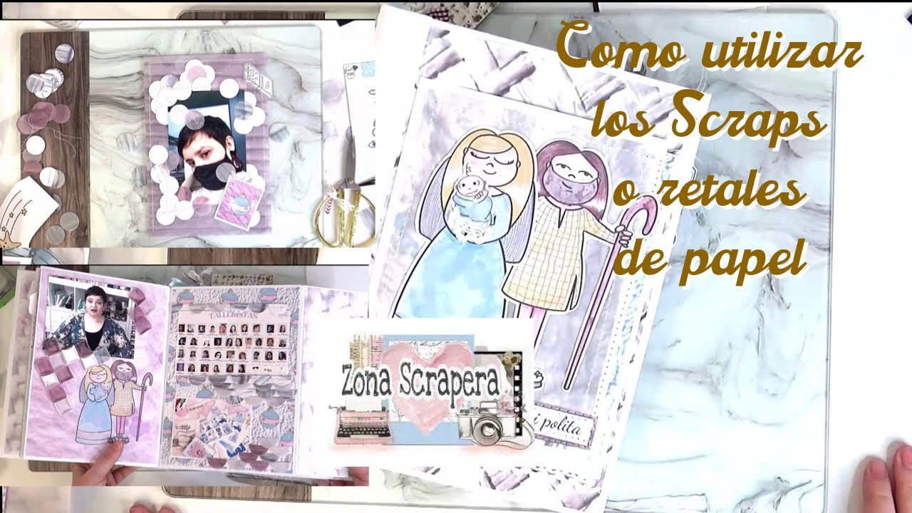 TIPS PARA UTILIZAR LOS RETAZOS DE PAPEL/ZONA SCRAPERA #SCRAPS #DIARIODENAVIDAD