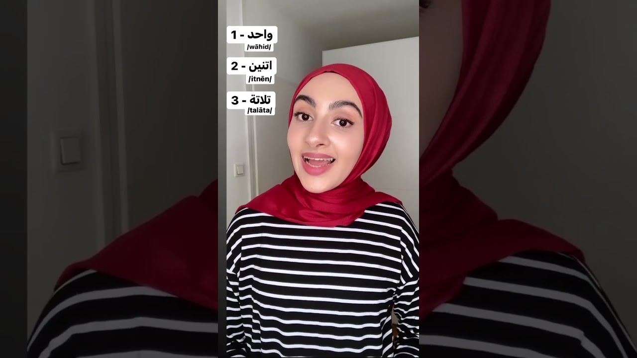 Count from 1-10 in Egyptian Arabic 🇪🇬