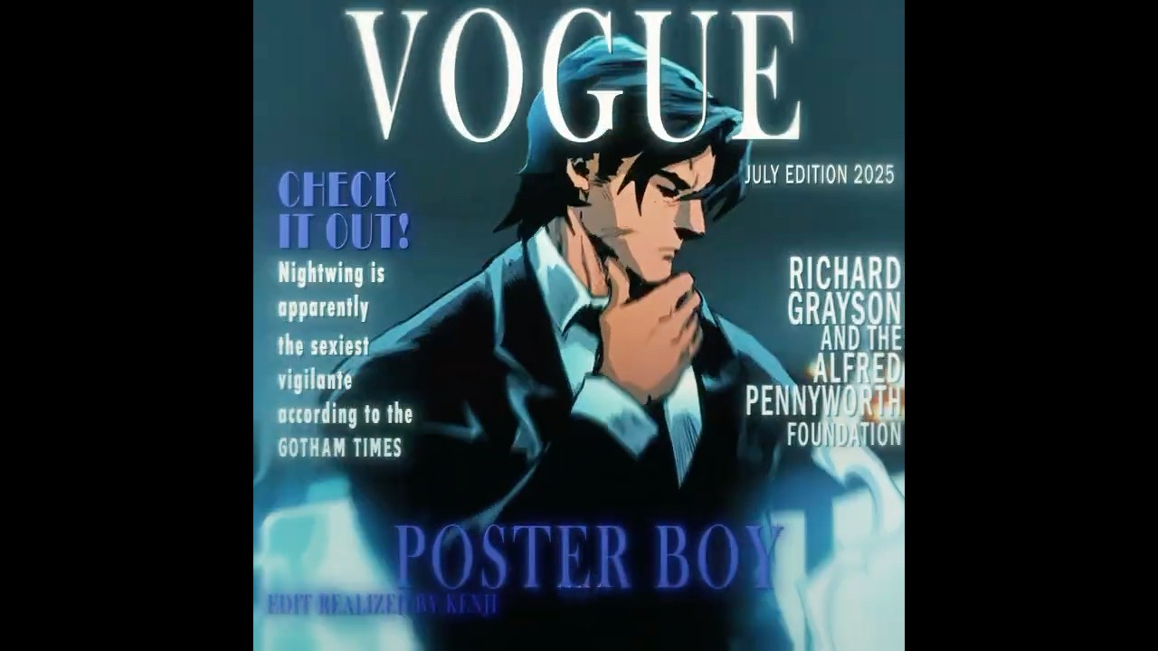 NIGHTWING - Poster Boy [Comic Edit] // he's such a poster boy