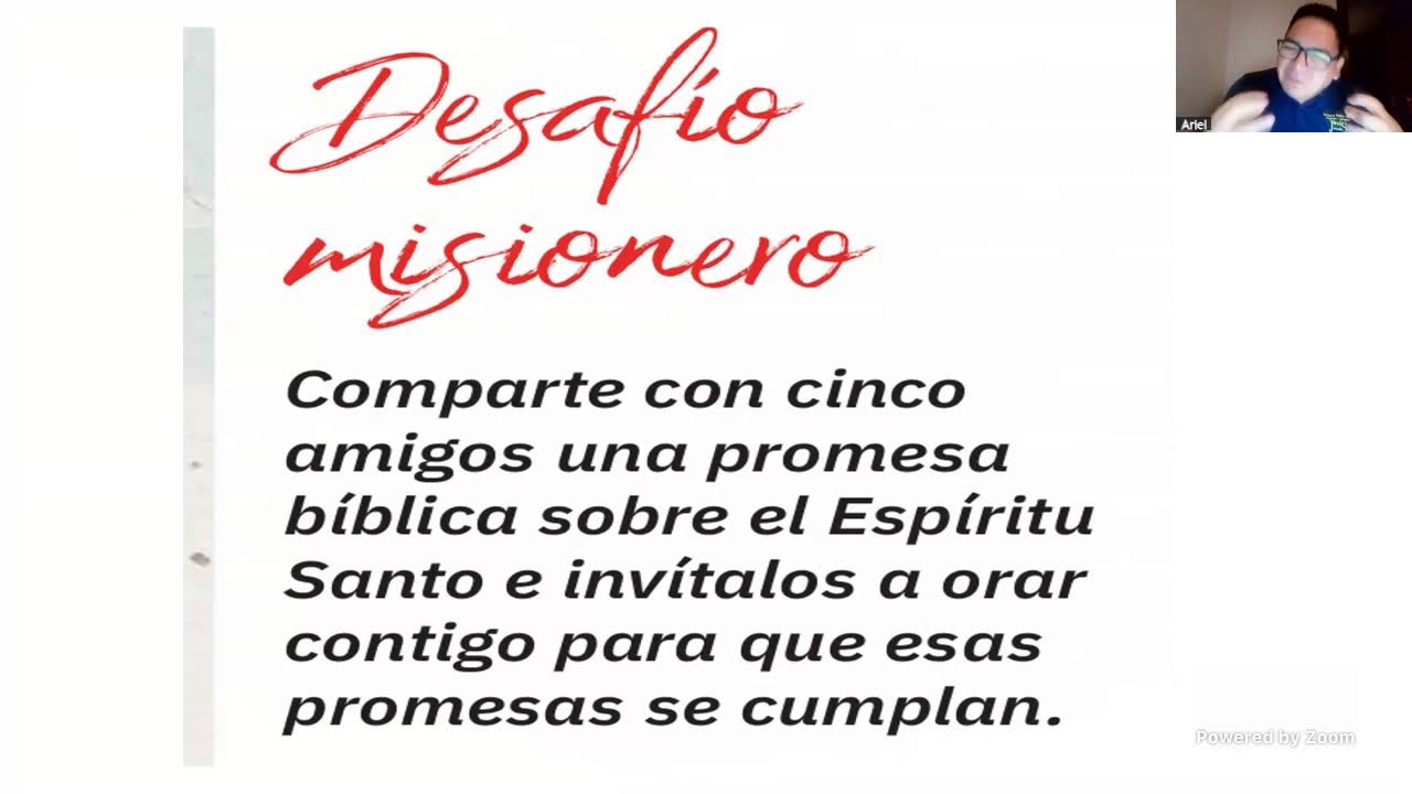 10 Días de Clamor, TEMA 2: LA PROMESA DEL ESPÍRITU SANTO