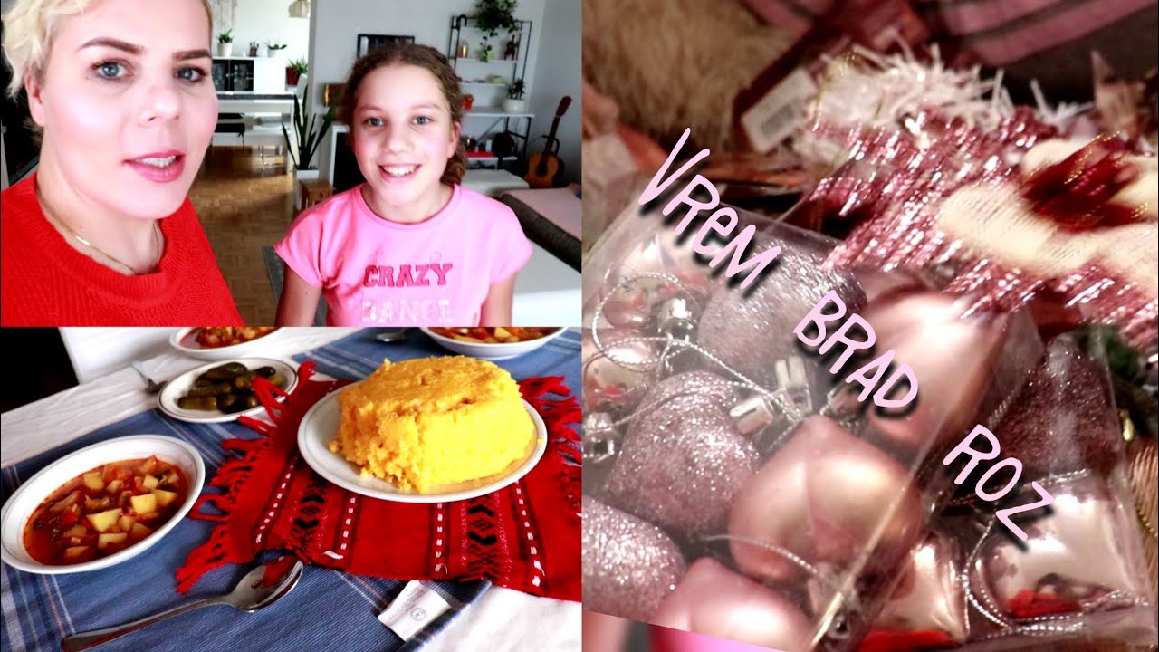 Daily Vlog #2 cumpărături de Crăciun, bia mărturisește...ghiveci de legume...vrem brad roz