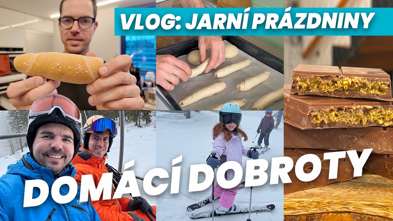 Domácí pohoda, rohlíky, pizza, dubajská čokoláda, lyže a divadlo