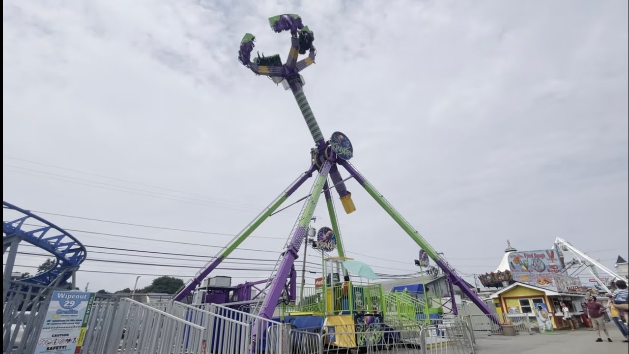 Riding The Kraken at Palace Playland | Technical Park Street-fighter Revolution