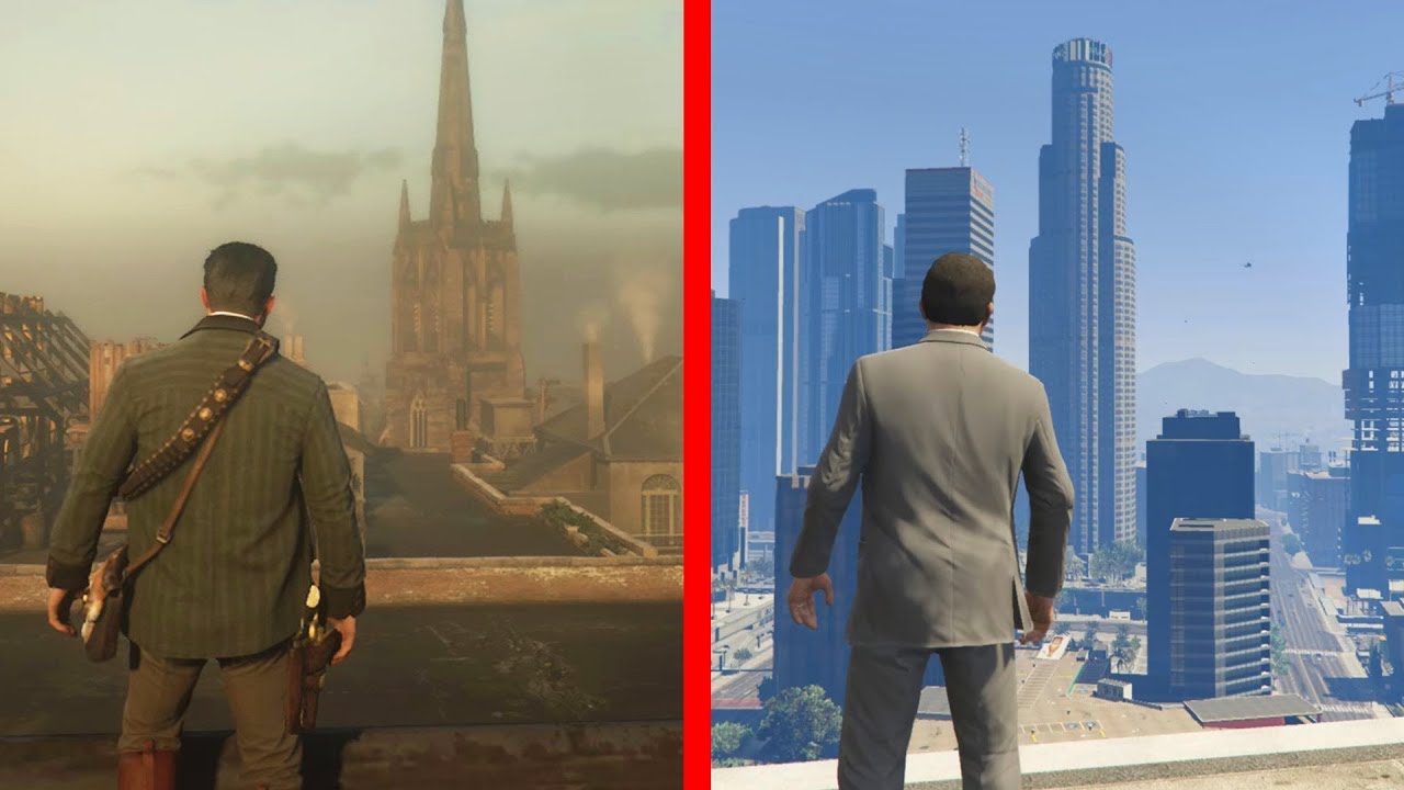 6 GRÜNDE warum Red Dead Redemption 2 BESSER als GTA 5 ist !