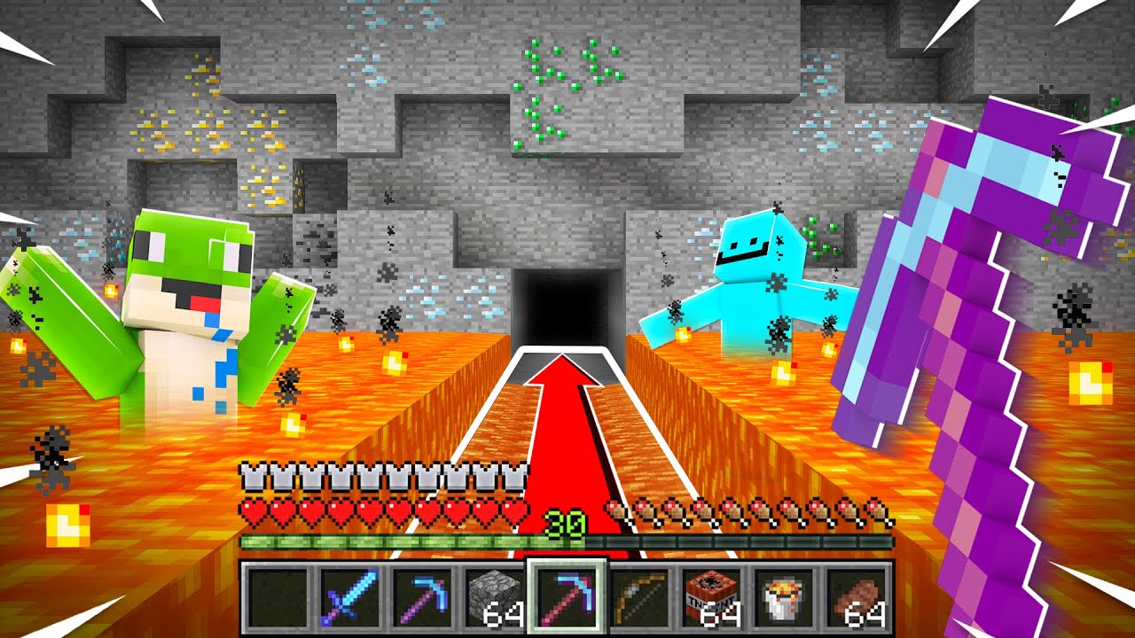 TEK ÇİZGİ ÜZERİNDE MİNECRAFT - Minecraft