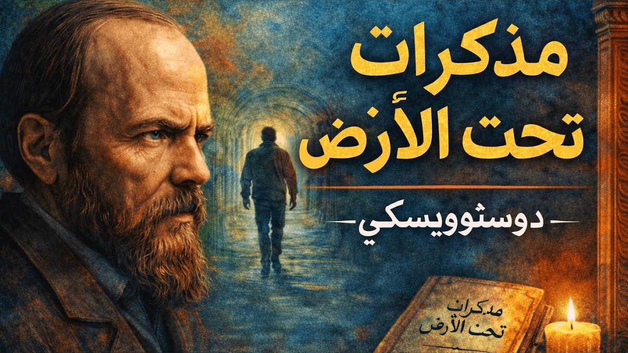 مذكرات من تحت الأرض – دوستويفسكي  اعتراف إنسان يكره نفسه والعالم