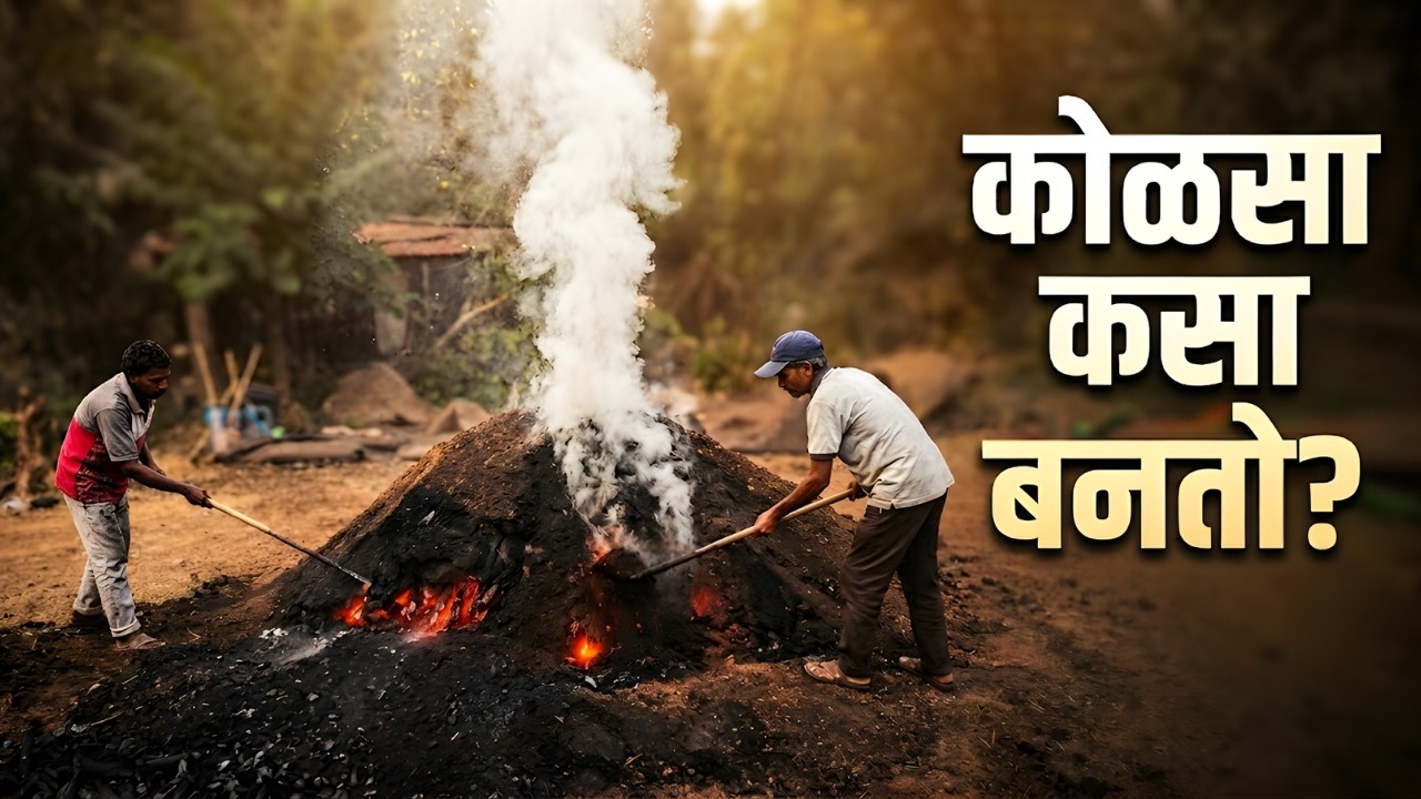 उर्जा निर्मीती व रूपांतर.कोळसा बनवणे