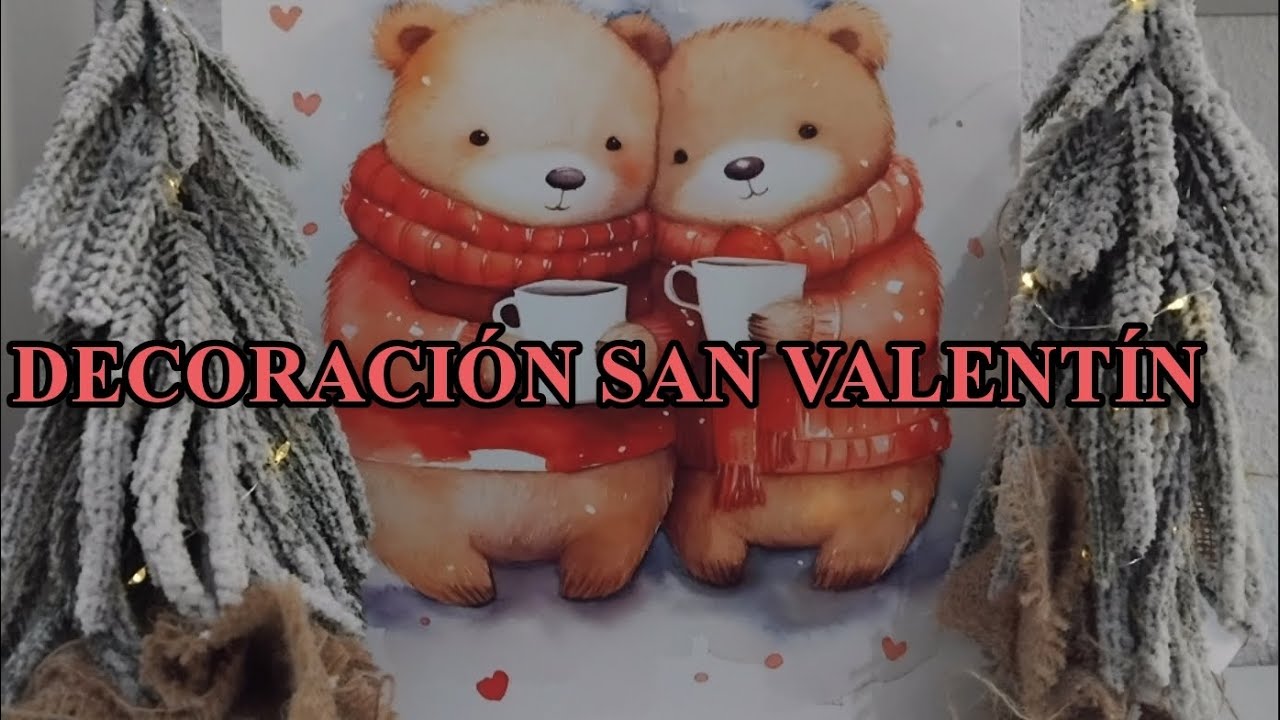 Decoración recibidor San Valentín 
