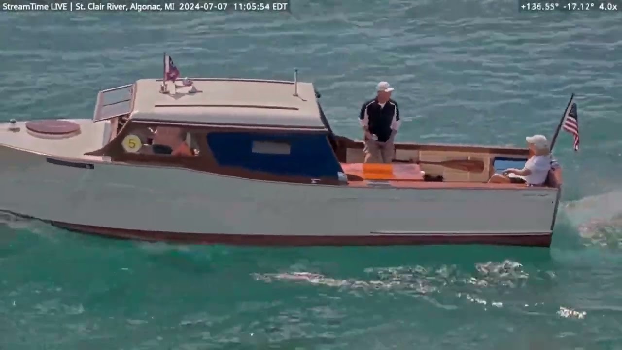 From Algonac, Michigan we have an Anique Boatshow on July 7th, 2024