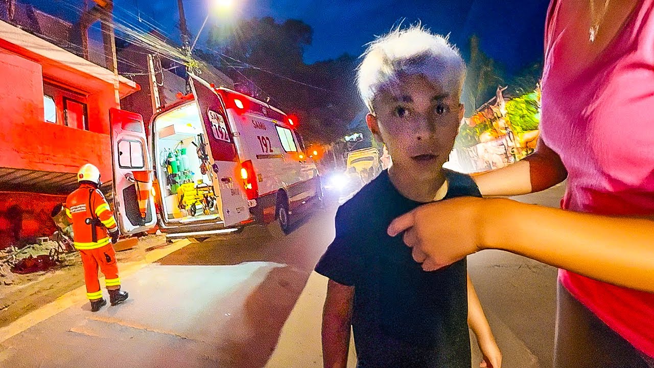 ACIDENTE NO MORRO, SUBI PARA AJUDAR…