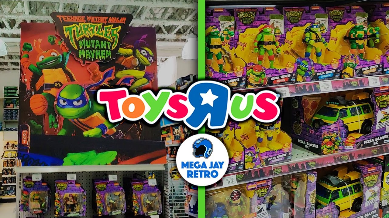 TMNT Toy Hunt Toys R Us - Ninja Turtles Toys TMNT Mutant Mayhem Movie - Mega Jay Retro