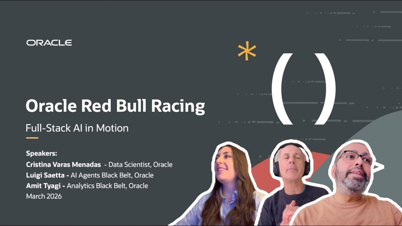 Developer Coaching - Oracle Red Bull Racing: Full-Stack AI in Motion