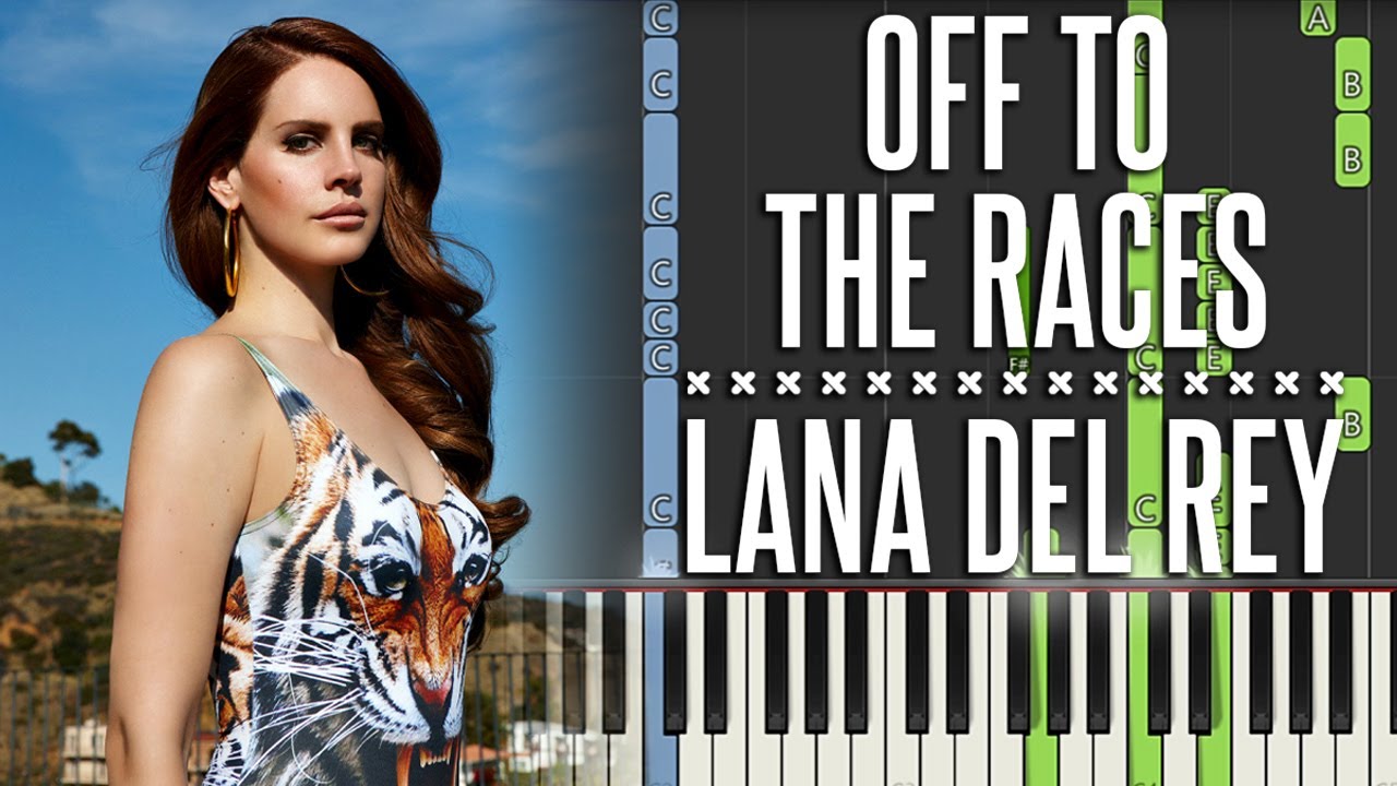 Lana Del Rey - Off to the Races (Synthesia Piano Tutorial) + FREE Sheets