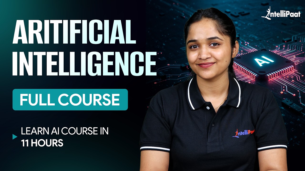 Artificial Intelligence Full Course Free | AI Course 2026 | Intellipaat
