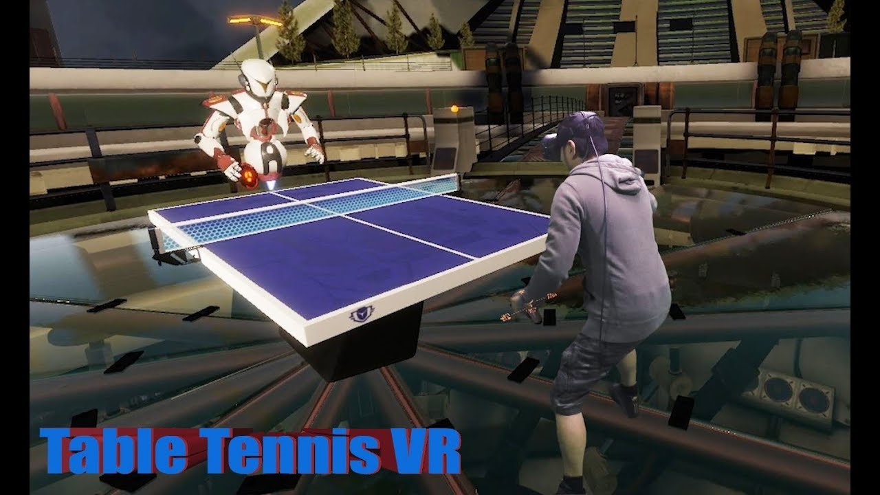 Full Simulation Mode Racket Fury Table Tennis VR
