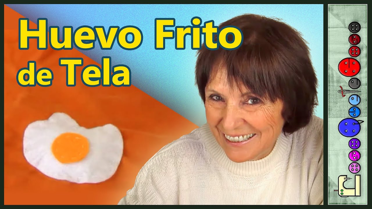 Freir un Huevo de Tela (para niños) [Tutorial]