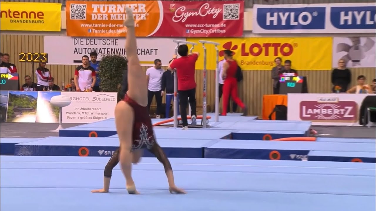 Manila Esposito (ITA) FX EF 2023 🥈 Cottbus World Cup Event Finals