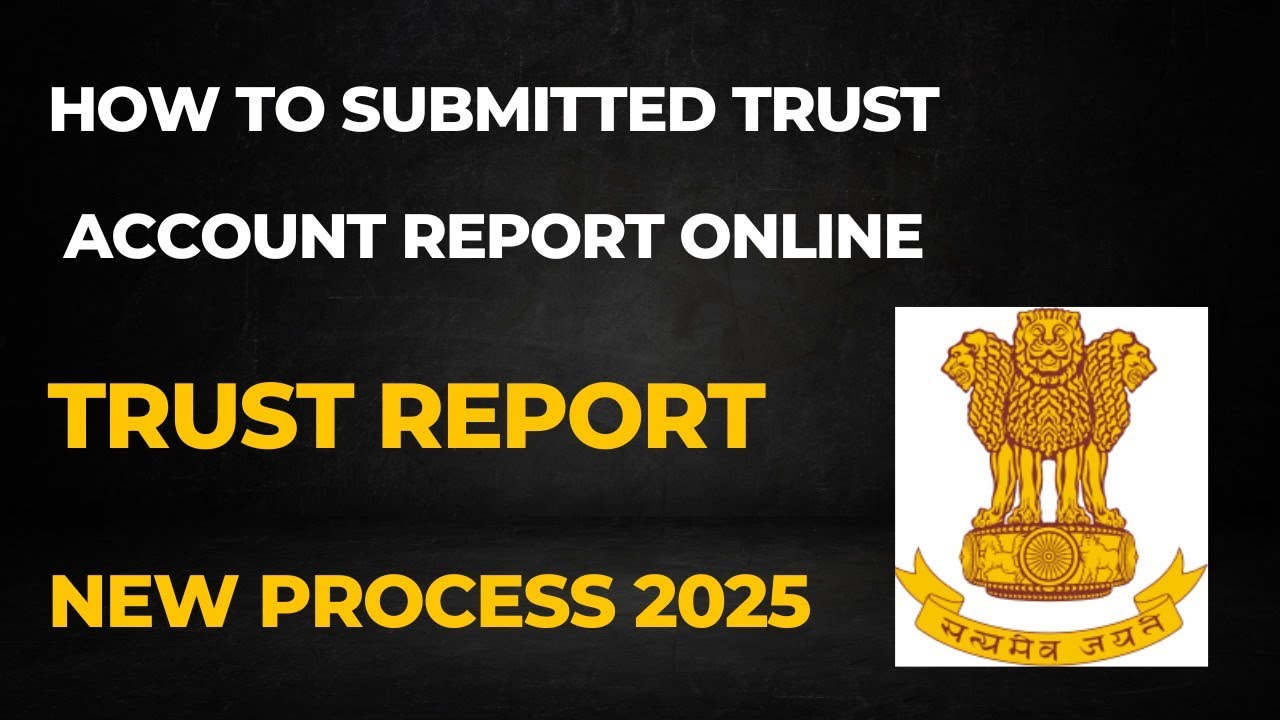Trust Account Submission full process in Marathi 2025 | Income Below Rs 5000 / Above Rs 5000
