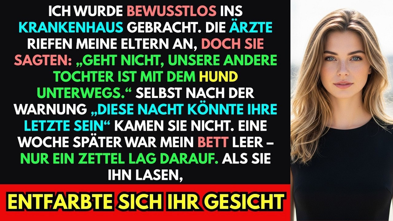 Meine Eltern wählten den Hund meiner Schwester statt mein Leben – dann hinterließ ich einen Brief.