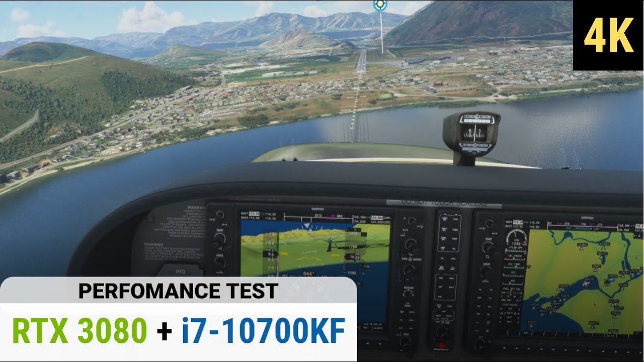 Microsoft Flight Simulator 2020 RTX 3080 + i7 (4K) Ultra & High Settings | Performance Test
