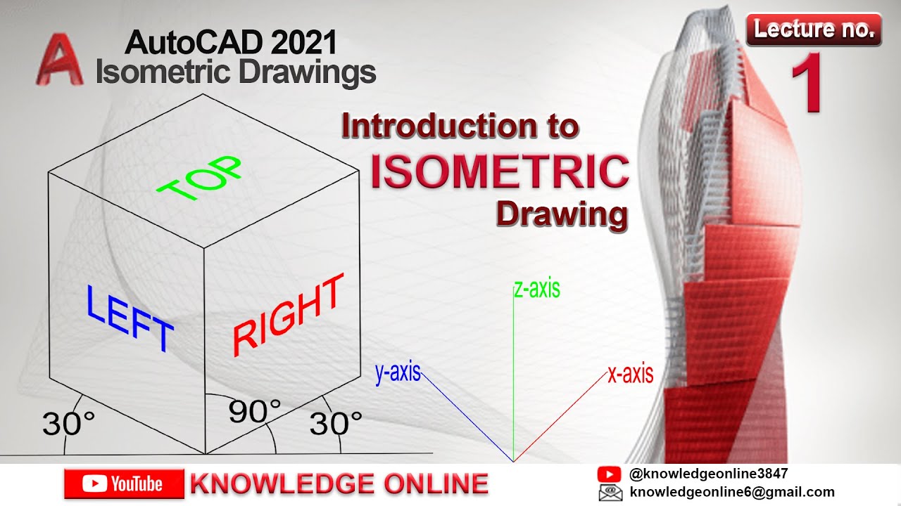 Introduction to Isometric Drawing in AutoCAD. Complete Tutorial for Beginners in Urdu/Hindi.