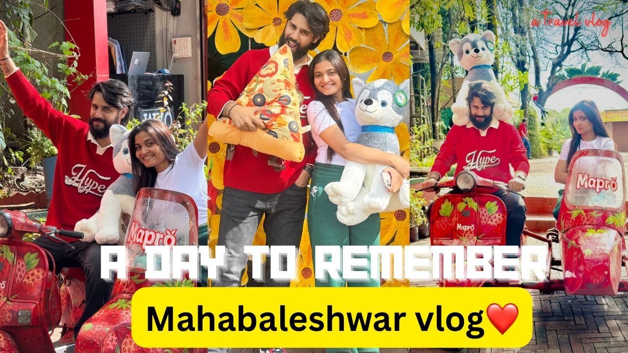 Fun day in Mahabaleshwar 🌄| माझी इच्छा पूर्ण झाली | games , food & masti !😍