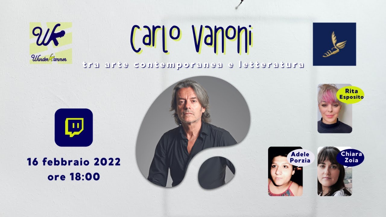 Carlo Vanoni tra arte contemporanea e letteratura