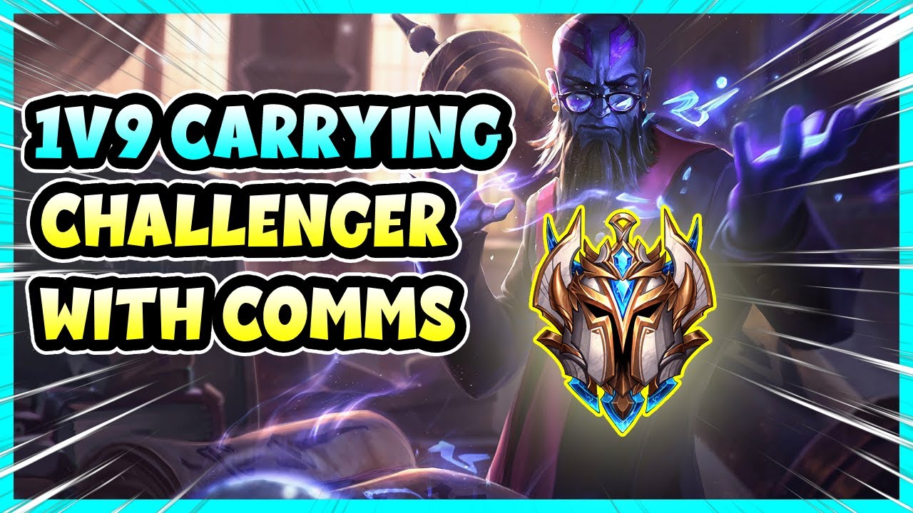[Best Ryze NA] 1v9 Carrying in a game with 10 CHALLENGER PLAYERS