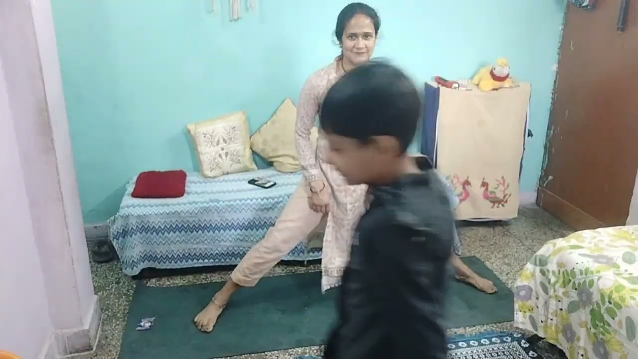 Yoga Day 10🧘🧘🧘🧘 aaj ke do do teacher 