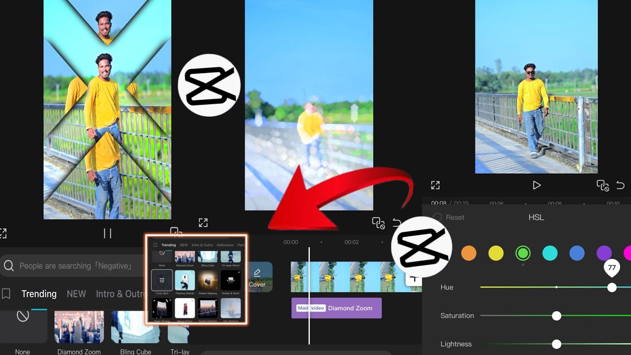  Capcut Reels Editing || Blur + Zoom Effect Video Editing || Capcut Video Editing 