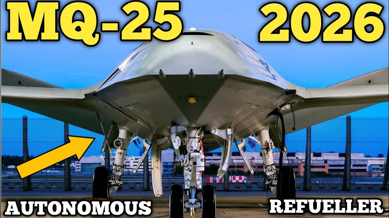 MQ‑25 Refueling Drone: US Navy&rsquo;s 2026 Carrier Launch #MQ25 #usnavy #dronetanker #boeing