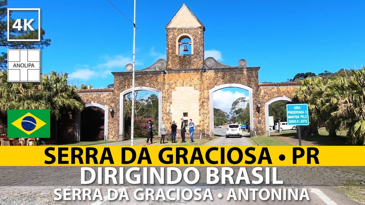 🚙 🇧🇷【4K】Dirigindo Brasil &bull; SERRA GRACIOSA ➜ ANTONINA - PR [Driving Brazil]
