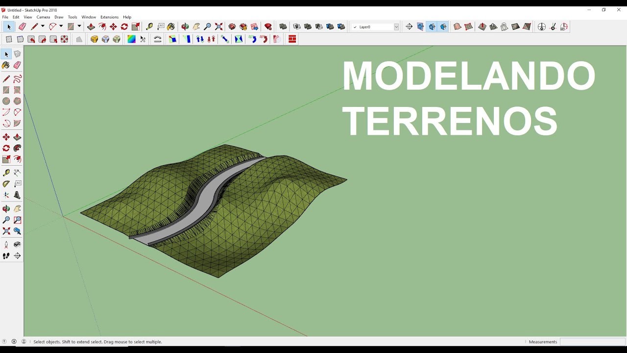 07 - Curso Sketchup - Modelando Terreno