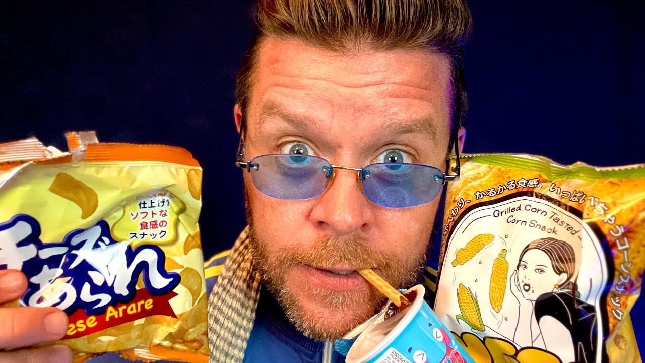 ASMR | A German (Helmut) Tries Japanese Snacks