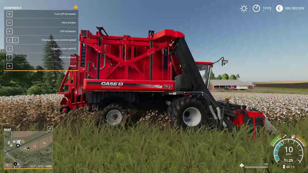 Cotton Technology Part 1/2: Harvesting! (Farming Simulator 2019)