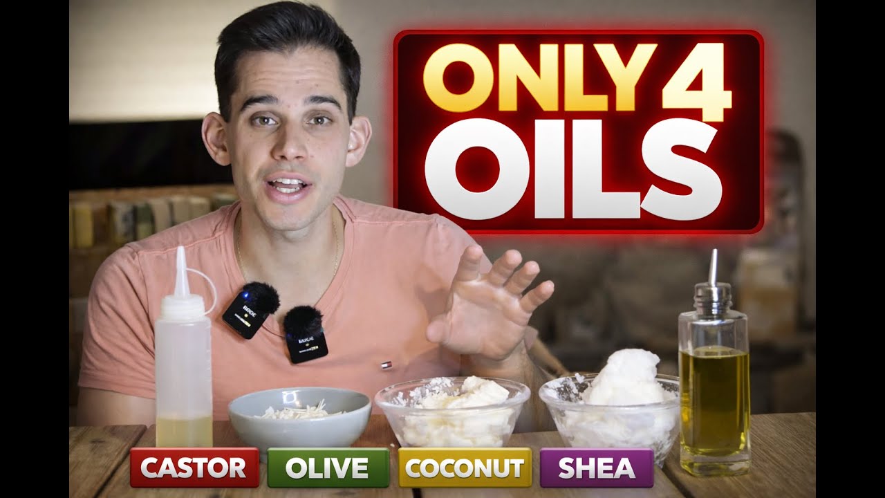 Stop Buying Ingredients. Master These 4 Oils For Soap Making