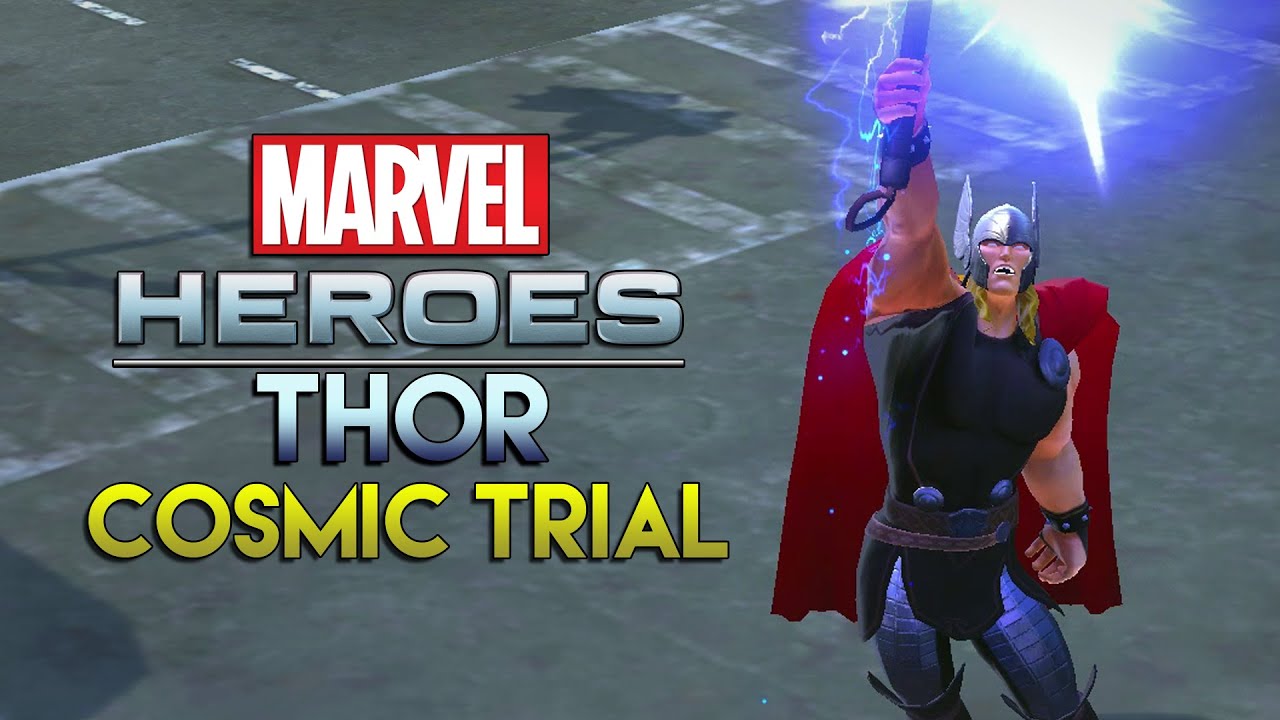 Marvel Heroes 2015 - Midtown Manhattan Cosmic Trial with Thor Gameplay! | Thor Hybrid Build