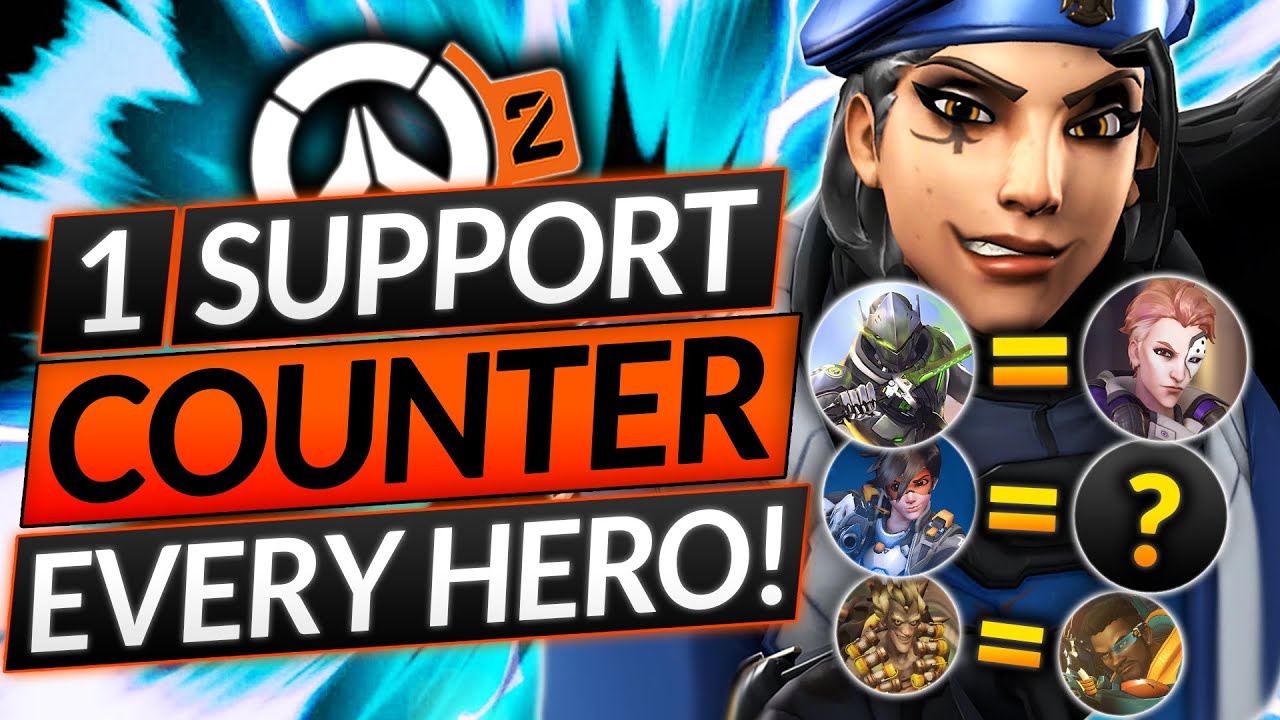 1 SUPPORT COUNTER PICK for EVERY HERO - This DOUBLES Your Rank - Overwatch 2 Guide
