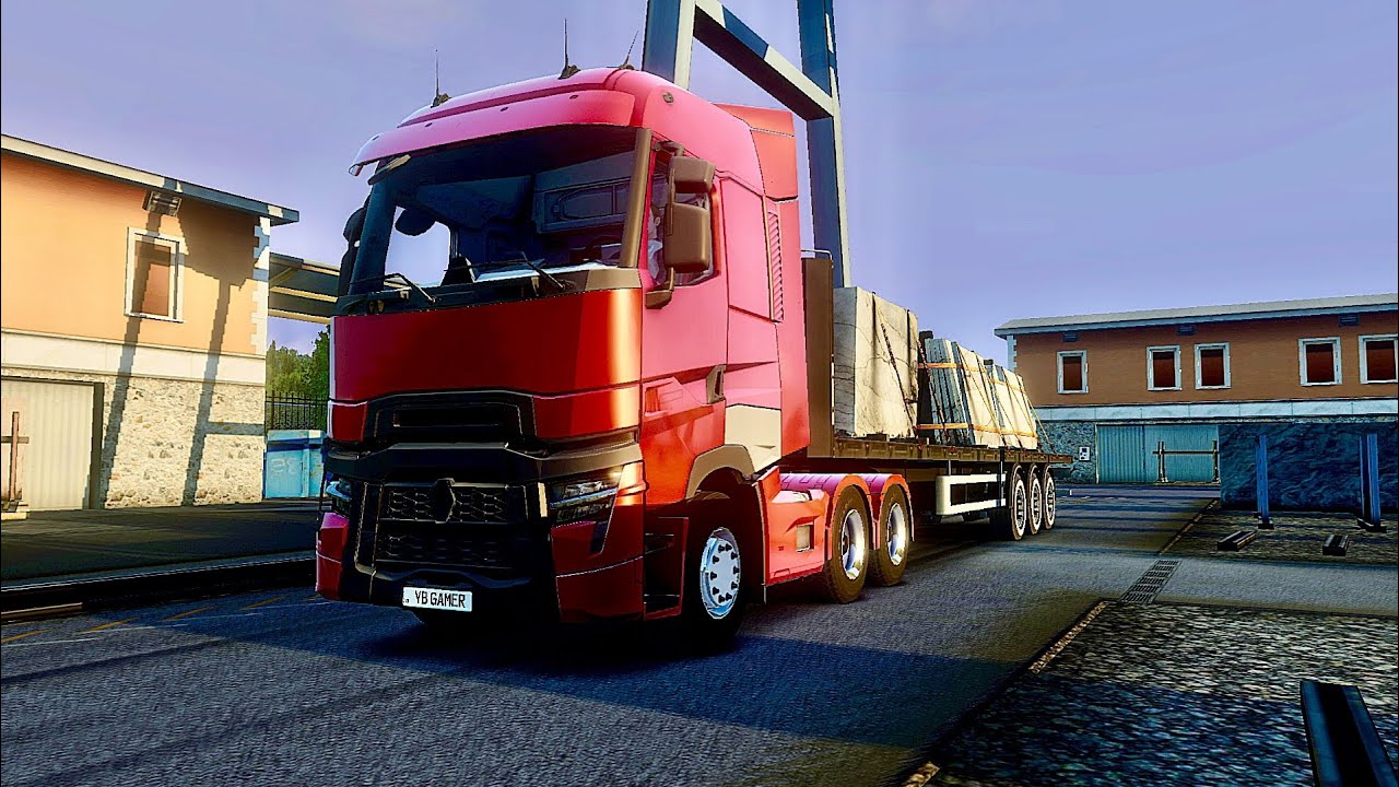 MORNING DELIVERY OF MARBLE|TRUCKERS OF EUROPE3#truckersofeurope3 #toe3 #truck #trucking #truckdriver