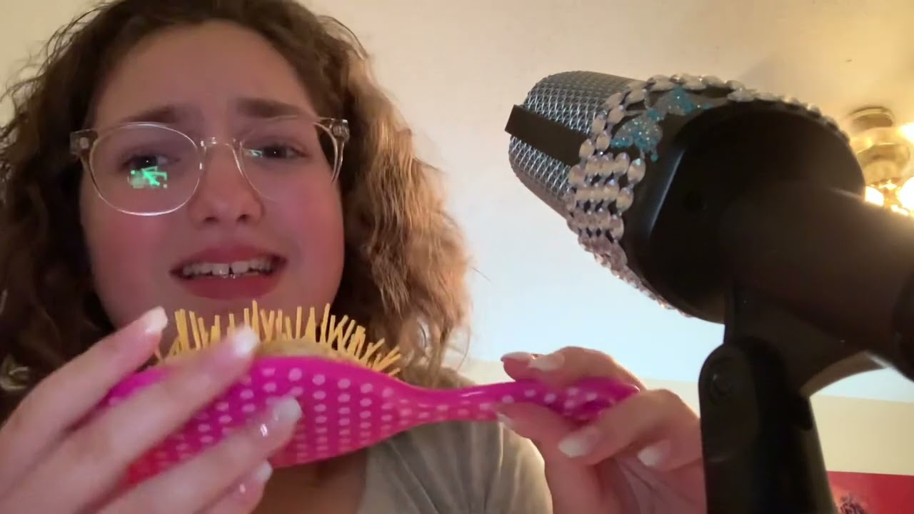 Asmr edible hairbrush/honeybee asmr inspired \
