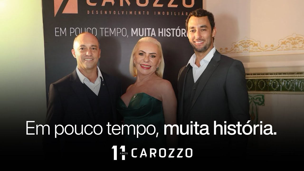 Em pouco tempo, muita hist&oacute;ria... Carozzo 11 anos!
