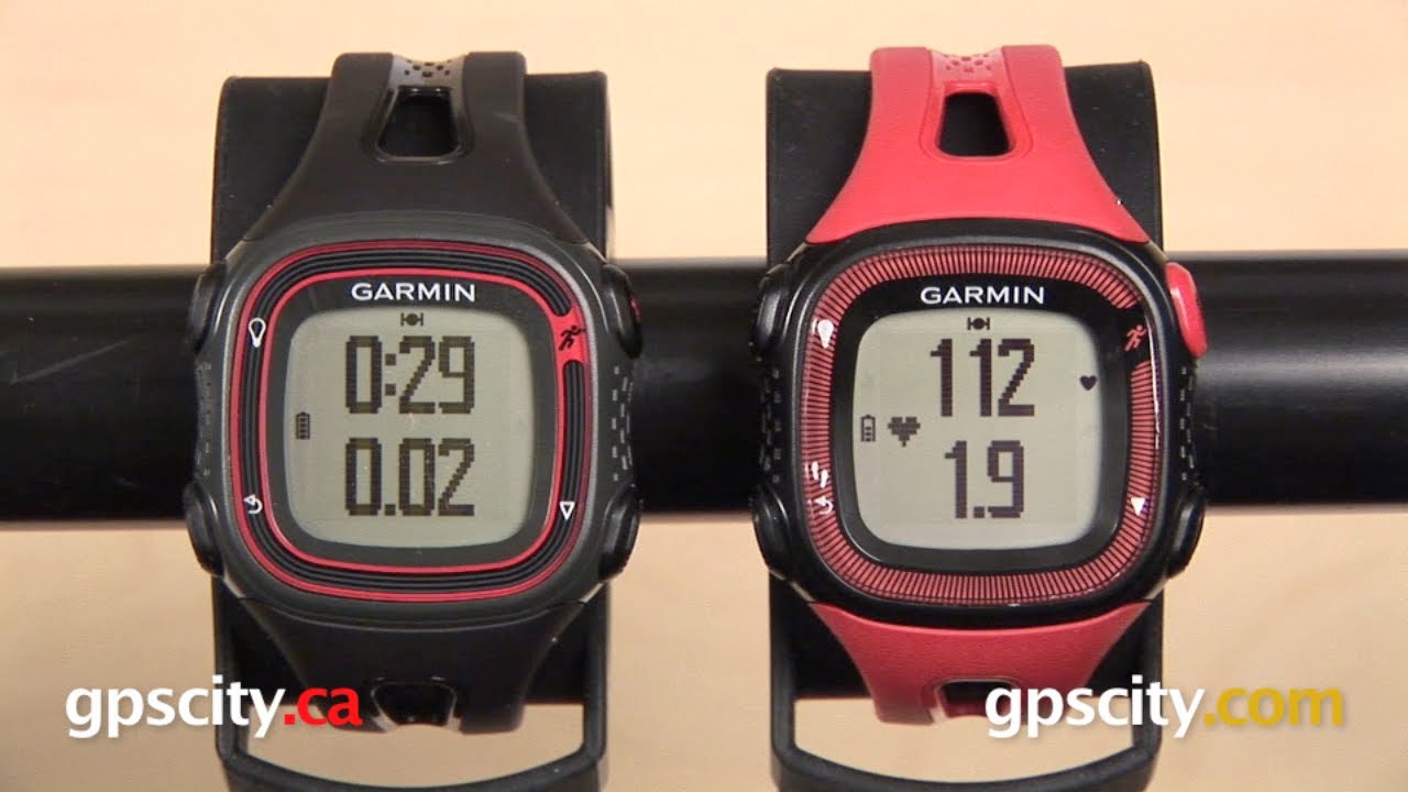 Garmin Forerunner 15 vs. Forerunner 10 with GPS City