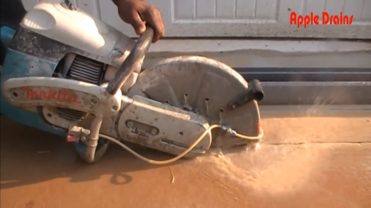 Successful Secrets for Cutting Channel Drain in Concrete. 2 Examples How to Install Channel Drain