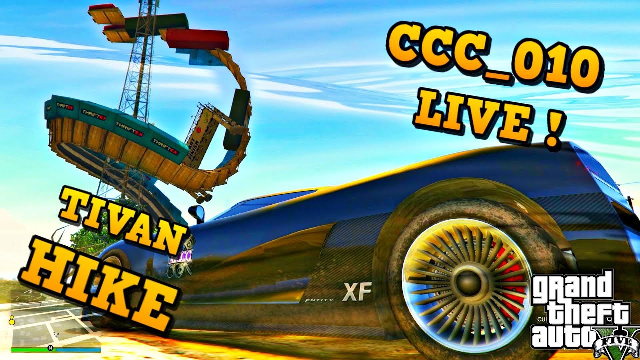 GTA 5 --- CCC_010 --- Live Stunt Racing with HIKE THE GAMER, MAXTORQUE87, TIVAN and Special Guests